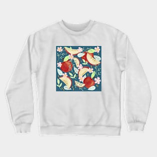 Apples & Flowers Crewneck Sweatshirt